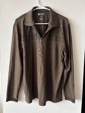 Haggar Quarter Zip - Size Large
